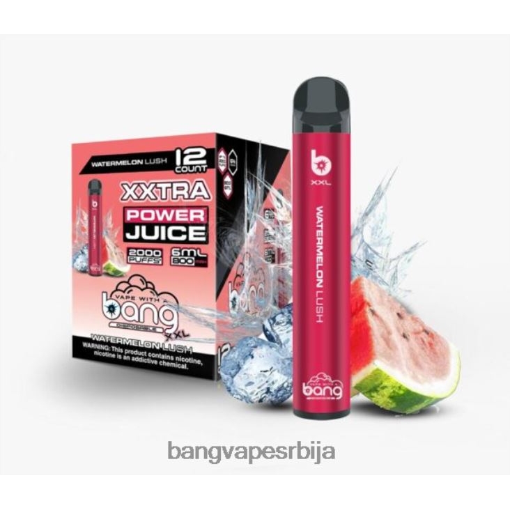 Bang Vape XXL 2000 пуффс 2V40JV26 лубеница бујна Bang Vape disposable