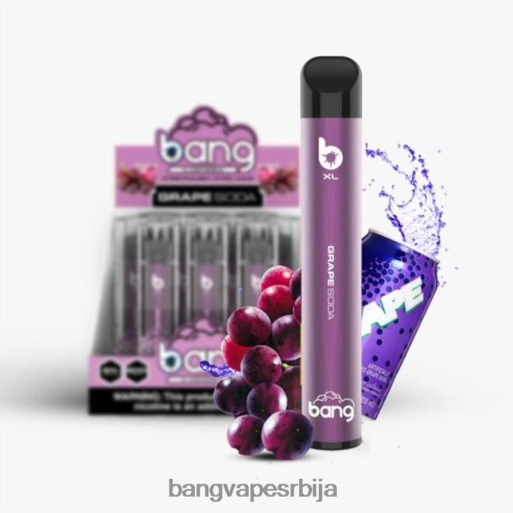 Bang Vape XL за једнократну употребу 2V40JV29 сода од грожђа bang disposable vape review