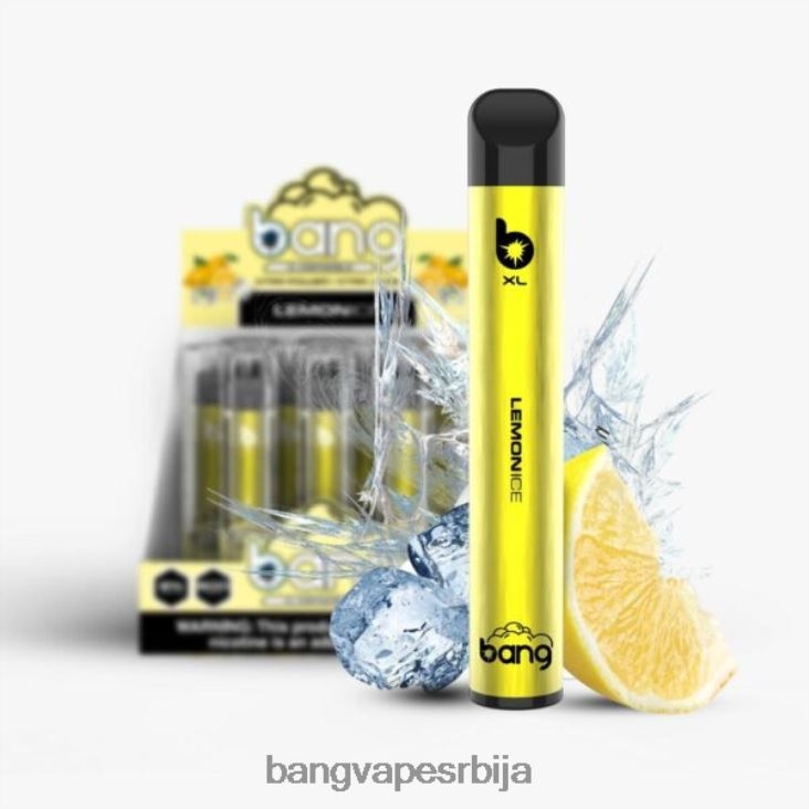 Bang Vape XL за једнократну употребу 2V40JV30 лимунов лед Bang Vape flavors