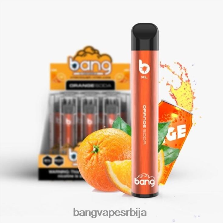 Bang Vape XL за једнократну употребу 2V40JV32 наранџаста сода vape gang srbija