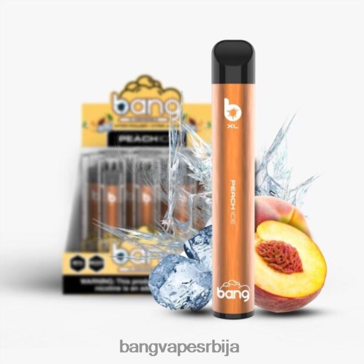 Bang Vape XL за једнократну употребу 2V40JV33 лед брескве vape gang beograd