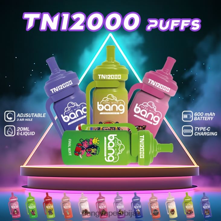 Bang Vape TN12000 махуна са мрежастим намотајем 2V40JV5 за једнократну употребу vape gang vape