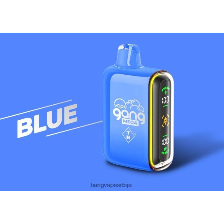 Vape Gang MEGA 20.000 пуффс вапе за једнократну употребу (кутија од 5) 2V40JV52 Плави Bang Vape srbija